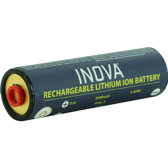 Inova RUB-BO 18650 2600mAh 3.6V Protected Lithium Ion (Li-Ion) Flat Top Battery for X3R, T3R, T4 & T4R Lights - Bulk