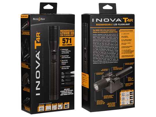 INOVA T4R - LED Rechargeable Flashlight