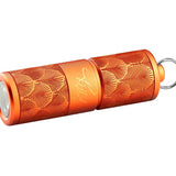 Olight iTHX Rechargeable LED Keychain Flashlight - 180 Lumens - Uses Built-in 130mAh Li-ion Battery Pack - Pumpkin Orange or Orange Feathers