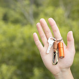Olight iTHX Rechargeable LED Keychain Flashlight - 180 Lumens - Uses Built-in 130mAh Li-ion Battery Pack - Pumpkin Orange or Orange Feathers