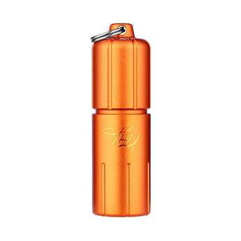 Olight iTHX Rechargeable LED Keychain Flashlight - 180 Lumens - Uses Built-in 130mAh Li-ion Battery Pack - Pumpkin Orange or Orange Feathers