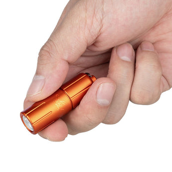 Olight iTHX Rechargeable LED Keychain Flashlight - 180 Lumens - Uses Built-in 130mAh Li-ion Battery Pack - Pumpkin Orange or Orange Feathers