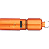 Olight iTHX Rechargeable LED Keychain Flashlight - 180 Lumens - Uses Built-in 130mAh Li-ion Battery Pack - Pumpkin Orange or Orange Feathers