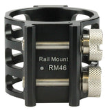 JETBeam RM-46 Weapon Rail Mount for Raptor RRT-3 Flashlight - Fits Picatinny Rails - Black