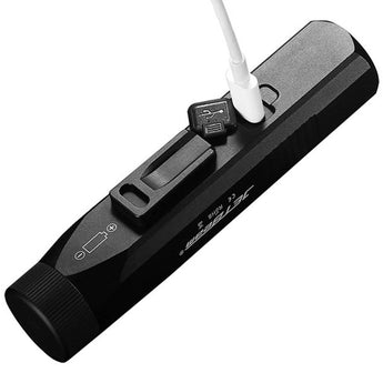 Jetbeam BR10 Pro Rechargeable Bike Light - Luminus SST40 - 1380 Lumens - Includes 1 x 21700