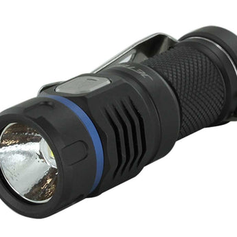 JETBeam E20R Rechargeable EDC LED Flashlight - SST40 N4 BC LED - 990 Lumens - Uses 1 x RCR123A (included) or 1 x CR123A