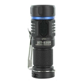 JETBeam E20R Rechargeable EDC LED Flashlight - SST40 N4 BC LED - 990 Lumens - Uses 1 x RCR123A (included) or 1 x CR123A