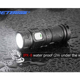JETBeam E20R Rechargeable EDC LED Flashlight - SST40 N4 BC LED - 990 Lumens - Uses 1 x RCR123A (included) or 1 x CR123A