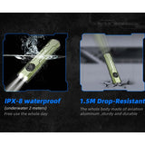 JETBeam E26 Kunai USB-C Rechargeable LED Flashlight - 3600 Lumens - Luminus SST40 - Uses Built-in 1700mAh Li-Poly Battery Pack - Military Grey, Military Green, or Orange