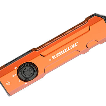 JETBeam E26 Kunai USB-C Rechargeable LED Flashlight - 3600 Lumens - Luminus SST40 - Uses Built-in 1700mAh Li-Poly Battery Pack - Military Grey, Military Green, or Orange