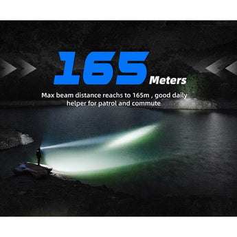 JETBeam E26 UV Kunai USB-C Rechargeable LED Flashlight - 2000 Lumens - Luminus SST40 - Uses Built-in 1700mAh Li-Poly Battery Pack - Military Grey, Military Green, Orange