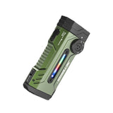Jetbeam E28 USB-C Rechargeable LED Flashlight - 3300 Lumens - Spot, Flood, RGB Sidelight, UV, and Green Laser - Includes 2 x 3500mAh 18650 - Green or Gray