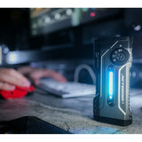 Jetbeam E28 USB-C Rechargeable LED Flashlight - 3300 Lumens - Spot, Flood, RGB Sidelight, UV, and Green Laser - Includes 2 x 3500mAh 18650 - Green or Gray