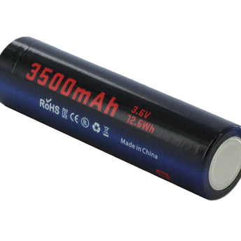 JETBeam HL35 18650 3500mAh 3.6V Protected Lithium Ion (Li-ion) Button Top Battery - Retail Bag
