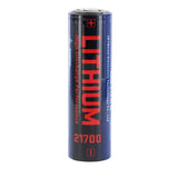 JETBEAM HL51 21700 VERTICAL SHOWING LITHIUM LABEL SIDE