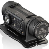 JETBeam HR30 USB-C Rechargeable Headlamp - SST40 N5 White LED with 2 x Red LEDs - 950 Lumens - Uses 1 x 18650 (Included) or 1 x Unprotected 20700 or 2 x CR123As