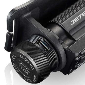 JETBeam HR30 USB-C Rechargeable Headlamp - SST40 N5 White LED with 2 x Red LEDs - 950 Lumens - Uses 1 x 18650 (Included) or 1 x Unprotected 20700 or 2 x CR123As