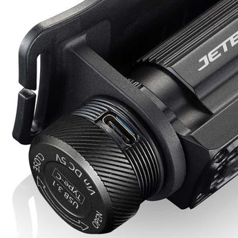 JETBeam HR30 USB-C Rechargeable Headlamp - SST40 N5 White LED with 2 x Red LEDs - 950 Lumens - Uses 1 x 18650 (Included) or 1 x Unprotected 20700 or 2 x CR123As