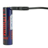 JETBeam HR35 18650 3500mAh 3.7V Protected Lithium Ion (Li-ion) Button Top Battery with Built-in USB-C Charging Port