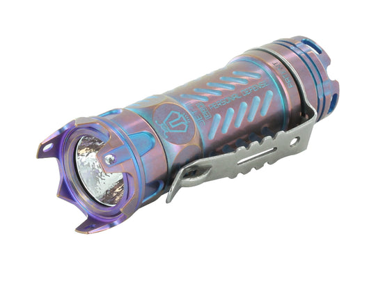 JETBeam JET-II PRO Ti Titanium Flashlight - CREE XP-L HI LED - 510 Lumens - Uses 1 x CR123A or 1 x 16340 - Purple Titanium