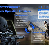 JETBeam IIIM Pro 2017 Version Tactical Flashlight - CREE XHP35 E2 LED - 1450 Lumens - Uses 1 x 18650 (Included) or 2 x CR123A