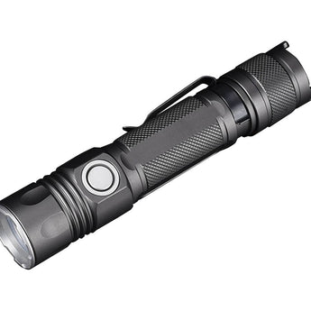 JETBeam 2MS Tactical USB-C Rechargeable LED Flashlight - CREE XHP35 - 2000 Lumens - Uses 1 x 21700 (included) or 1 x 18650 or 2 x CR123A