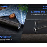 JETBeam Jet Mark 1 IBS EDC LED Flashlight - CREE XPL - 700 Lumens - Includes 1 x USB-C Rechargeable 14500