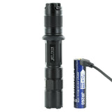 JETBeam TH15 Tactical Rechargeable Flashlight - CREE XHP35 E2 - 1300 Lumens - Uses 1 x 18650 (included) or 2 x CR123A