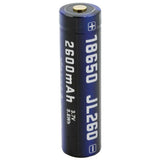JETBeam JL260 18650 2600mAh 3.7V Protected Lithium Ion (Li-ion) Button Top Battery - Blister Pack