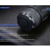 JETBeam M30 LED Flashlight - Luminus SST70 - 3000 Lumens - Includes 2 x USB-C Rechargeable 18350