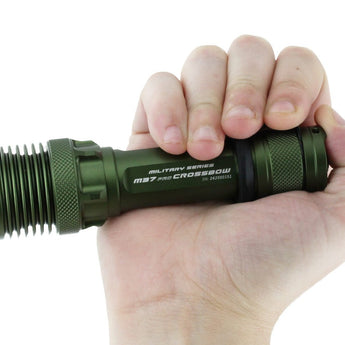 JETBeam M37 Pro USB-C Rechargeable LED Flashlight - CREE XHP50.3 - 3700 Lumens - Includes 1 x 21700 - Military Grey or Military Green