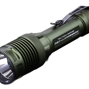 JETBeam M37 Pro USB-C Rechargeable LED Flashlight - CREE XHP50.3 - 3700 Lumens - Includes 1 x 21700 - Military Grey or Military Green