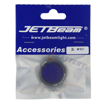 JETBeam Color Filter - 1.46 Inches - Fits JETBeam 3M Pro Flashlight - Red, Blue or Green