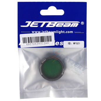 JETBeam Color Filter - 1.46 Inches - Fits JETBeam 3M Pro Flashlight - Red, Blue or Green