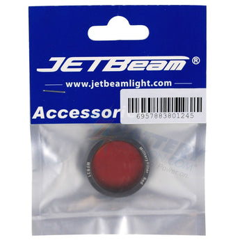 JETBeam Color Filter - 1.46 Inches - Fits JETBeam 3M Pro Flashlight - Red, Blue or Green