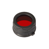 JETBeam MFD34 Red Filter - 1.34 Inches - Fits JETBeam IIIM 3M - RRT2 - PC25 - BC25 - RRT21 - TF20 Flashlights
