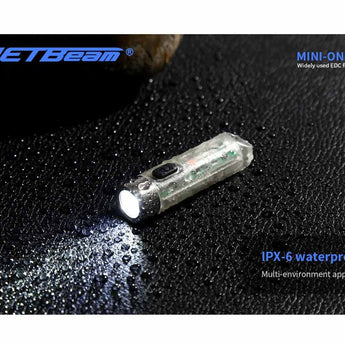 Jetbeam Mini One SC Rechargeable LED Keylight - 400 Lumens - Uses Built-in Li-ion Battery Pack