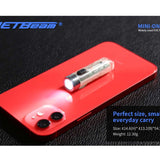 Jetbeam Mini One SC Rechargeable LED Keylight - 400 Lumens - Uses Built-in Li-ion Battery Pack