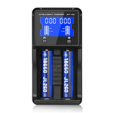 Jetbeam Q2 2-Channel Smart Charger for Li-ion, Ni-Cd, & NiMH Batteries