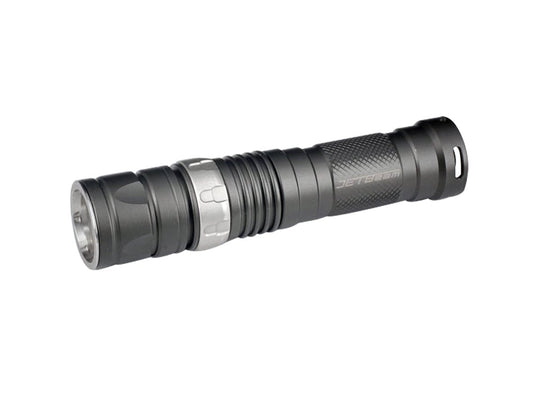 JETBeam Raptor RRT-0 LED Flashlight - 650 Lumens - CREE XM-L2 - Orange Peel Reflector - Runs on 1x CR123A/RCR123A/AA Battery