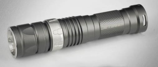 JetBeam Raptor RRT-0 XM-L2 LED Flashlight With Smooth Reflector - 600 Lumens - Uses 1 x AA or 1xCR123A
