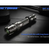 Jetbeam RRT-M2S White Laser Tactical Flashlight - 480 Lumens - Includes 1 x 5100mAh 21700