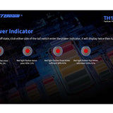 JETBeam TH10R USB-C Rechargeable LED Flashlight - CREE XHP35 - 2000 Lumens - Includes 1 x 18650