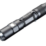 JETBeam TH15 Tactical Rechargeable Flashlight - CREE XHP35 E2 - 1300 Lumens - Uses 1 x 18650 (included) or 2 x CR123A