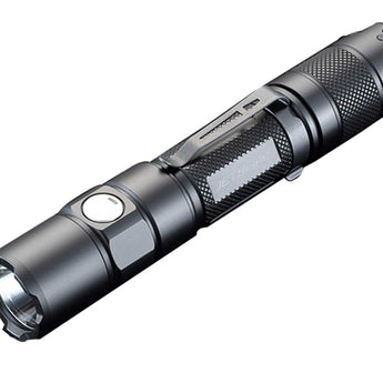 JETBeam TH15 Tactical Rechargeable Flashlight - CREE XHP35 E2 - 1300 Lumens - Uses 1 x 18650 (included) or 2 x CR123A