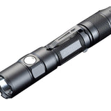 JETBeam TH15 Tactical Rechargeable Flashlight - CREE XHP35 E2 - 1300 Lumens - Uses 1 x 18650 (included) or 2 x CR123A