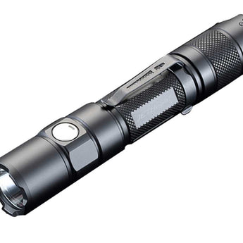 JETBeam TH15 Tactical Rechargeable Flashlight - CREE XHP35 E2 - 1300 Lumens - Uses 1 x 18650 (included) or 2 x CR123A