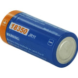 JETBeam 18350 1100mAh 3.6V Protected Lithium Ion (Li-ion) Button Top Battery