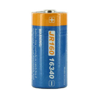 JETBeam JR160 16340 700mAh 3.7V Protected Lithium Ion (Li-ion) Button Top Battery with Micro USB Charging Port