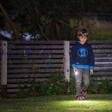 Ledlenser KidBeam4 LED Flashlight - 70 Lumens - Uses 2 x AAA - Dinosaur Green or Rainbow Purple